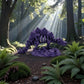 Skeleton Stegosaurus With Stand Silk Midnight Purple - Side