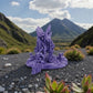 Skeleton Stegosaurus With Stand Silk Starling Purple - Back