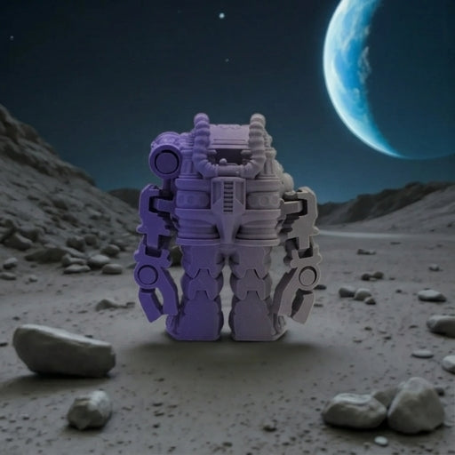 Spacemoji Silk Midnight Purple - Back