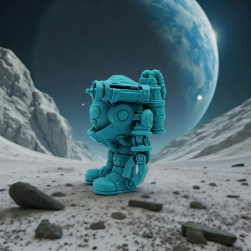 Spacemoji Silk Sapphire Forest - Side