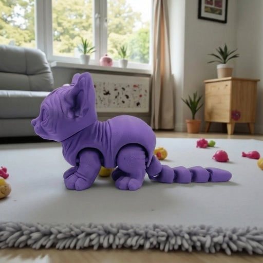 Sphynx Cat Silk Starling Purple - Side