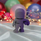 Summer Tiny Skeleton Silk Midnight Purple - Back