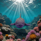 Tattooed Orca Silk Midnight Purple - Front
