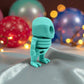 Tiny Alien Skeleton Silk Sapphire Forest - Side