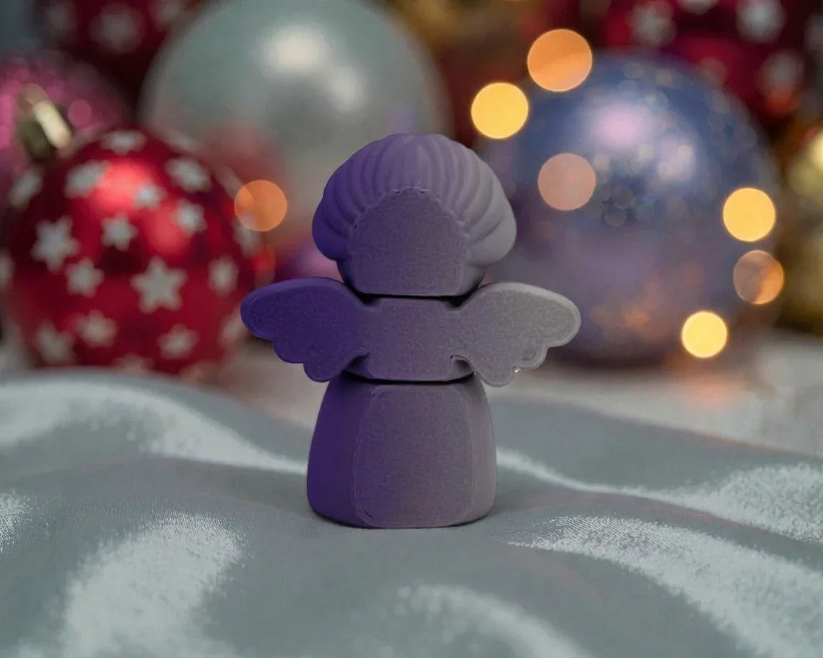 Tiny Angel Silk Midnight Purple - Back