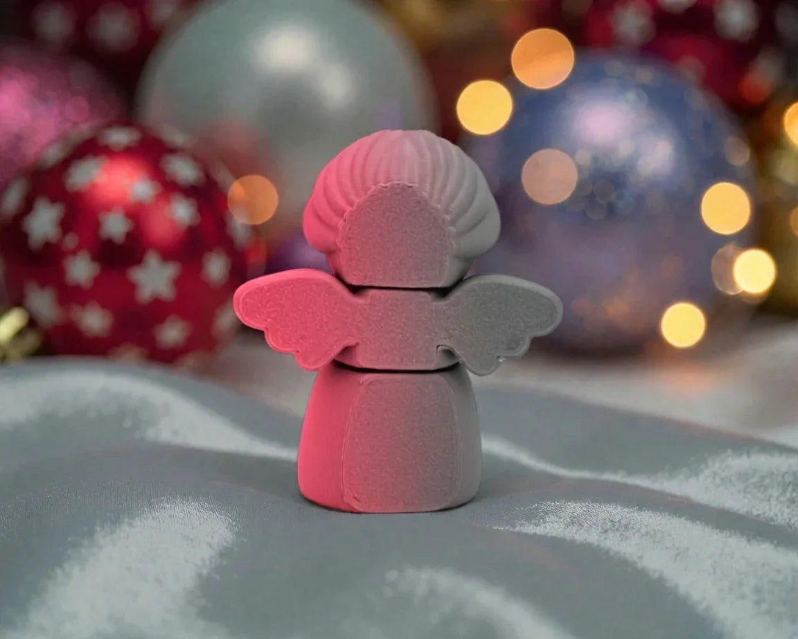 Tiny Angel Silk Smokey Wine - Back