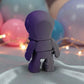 Tiny Astronaut Silk Midnight Purple - Back