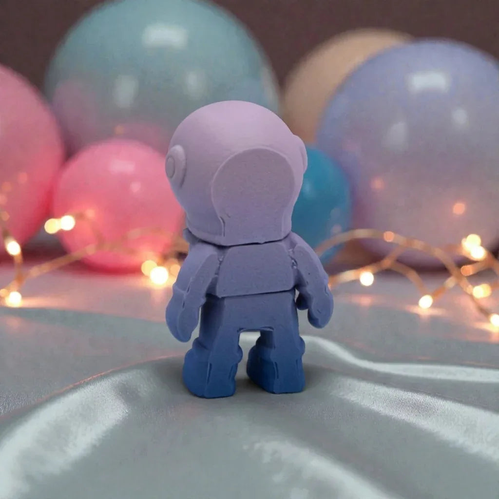 Tiny Astronaut Silk Rainbow - Back