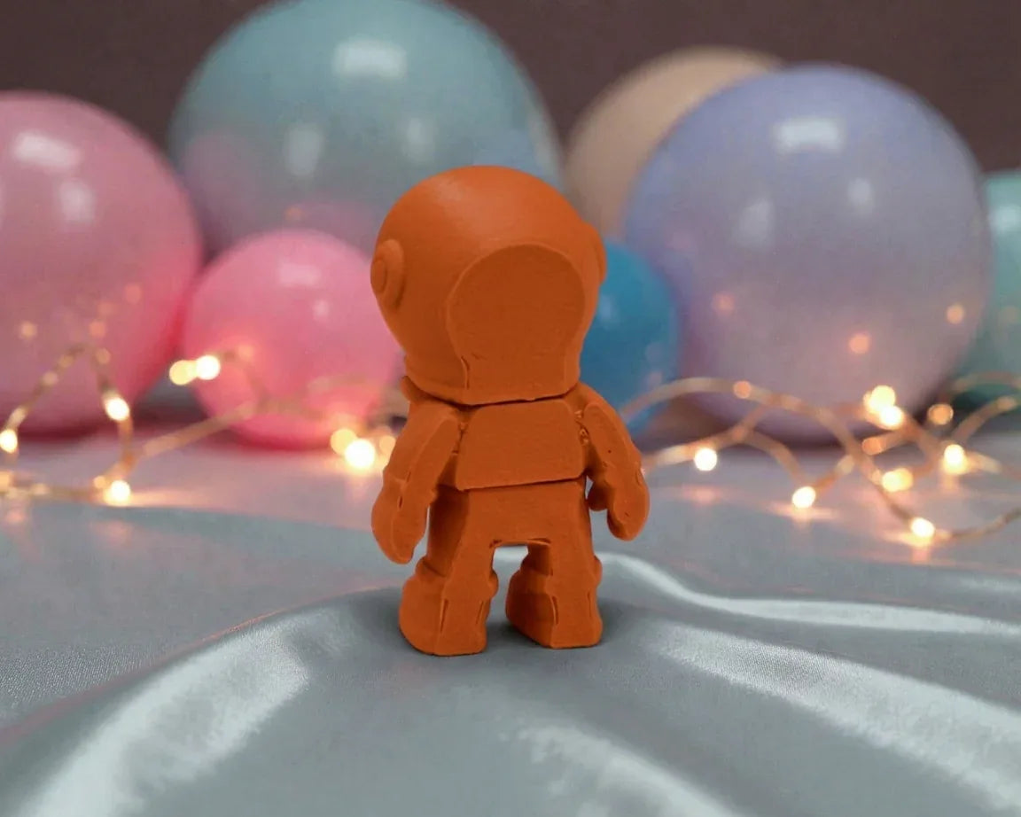 Tiny Astronaut Silk Red Copper - Back