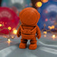 Tiny Astronaut Silk Red Copper - Front
