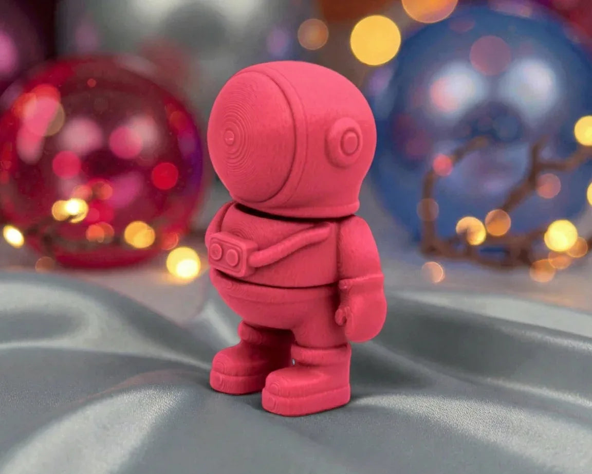 Tiny Astronaut Silk Smokey Wine - Side