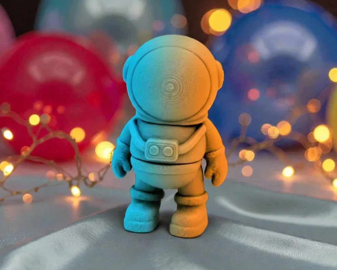 Tiny Astronaut Silk Tropical Sunset - Front