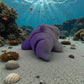 Tiny Baby Shark Silk Midnight Purple - Back