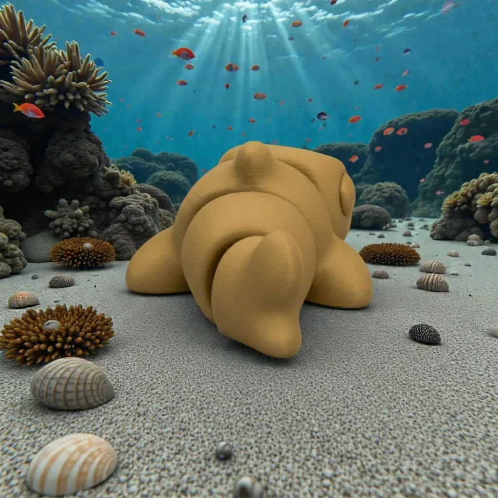 Tiny Baby Shark Wood - Back