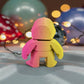 Tiny Bigfoot Silk Pink Yellow - Back
