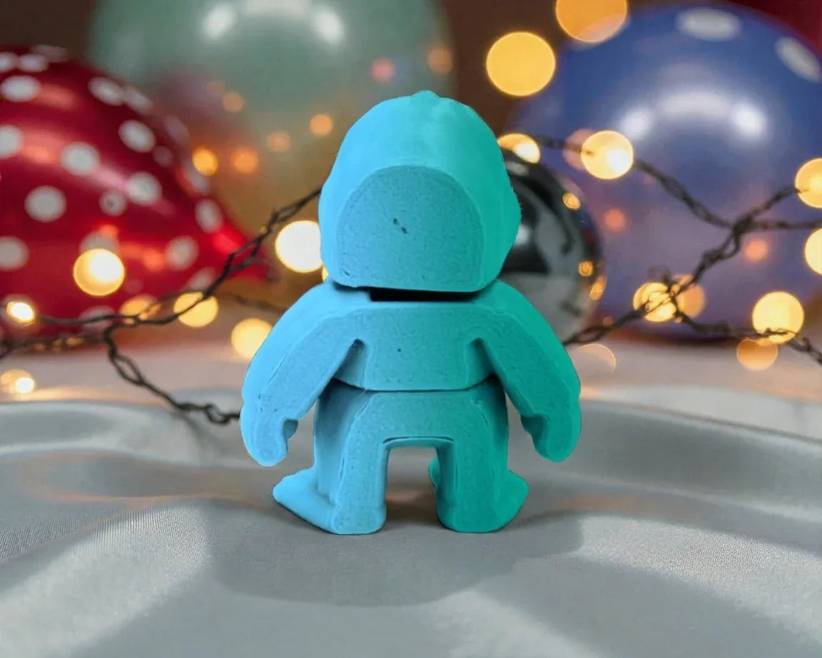 Tiny Bigfoot Silk Sapphire Forest - Back