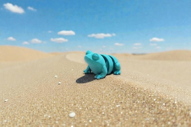 Tiny Butt Frog Silk Sapphire Forest - Side