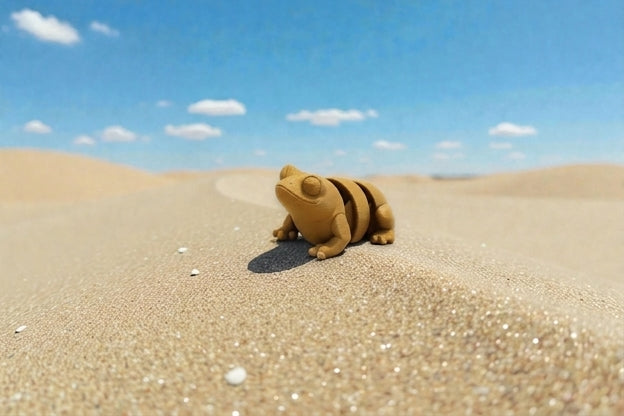 Tiny Butt Frog Wood - Side