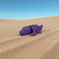 Tiny Crocodile Silk Midnight Purple - Side