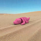 Tiny Crocodile Silk Pink Yellow - Side