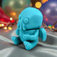 Tiny Cthulu Silk Sapphire Forest - Side