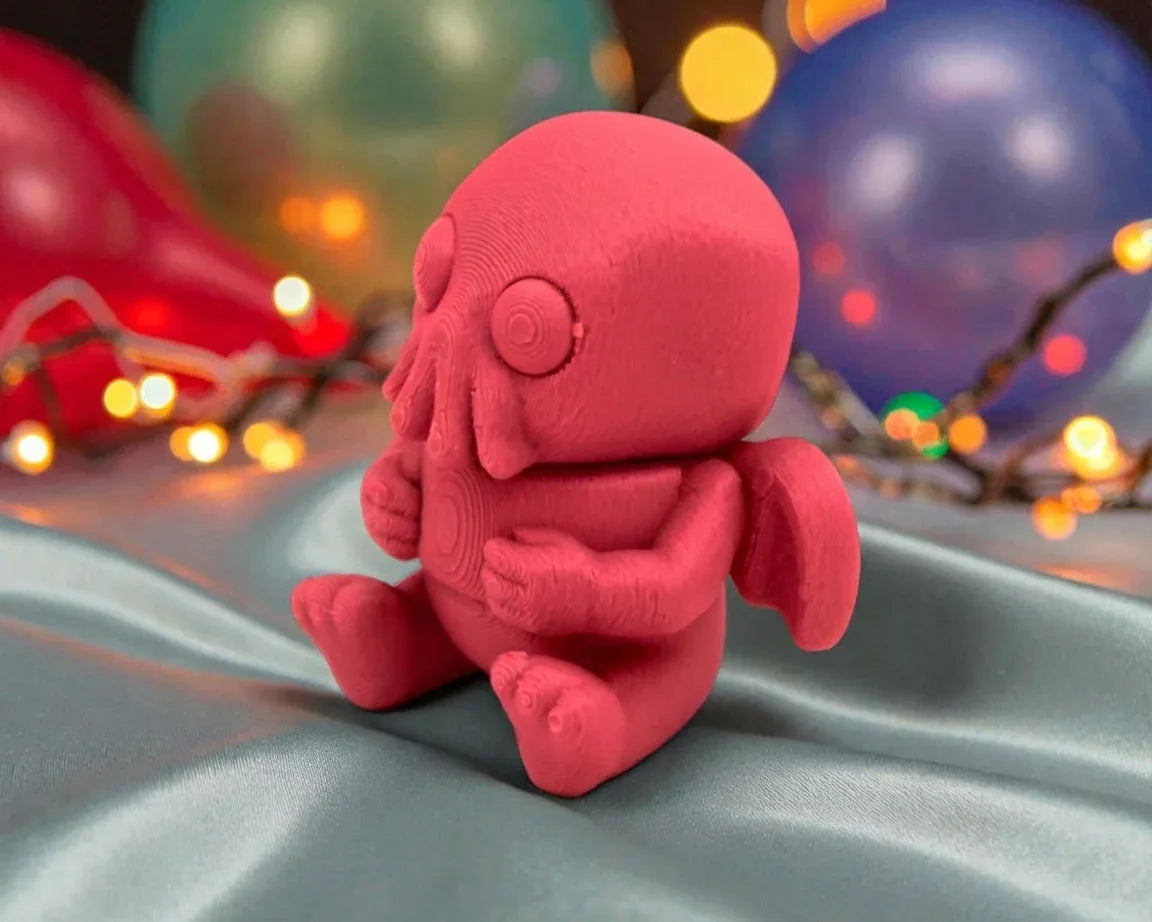 Tiny Cthulu Silk Smokey Wine - Side
