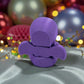 Tiny Cthulu Silk Starling Purple - Back