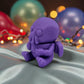 Tiny Cthulu Silk Starling Purple - Side