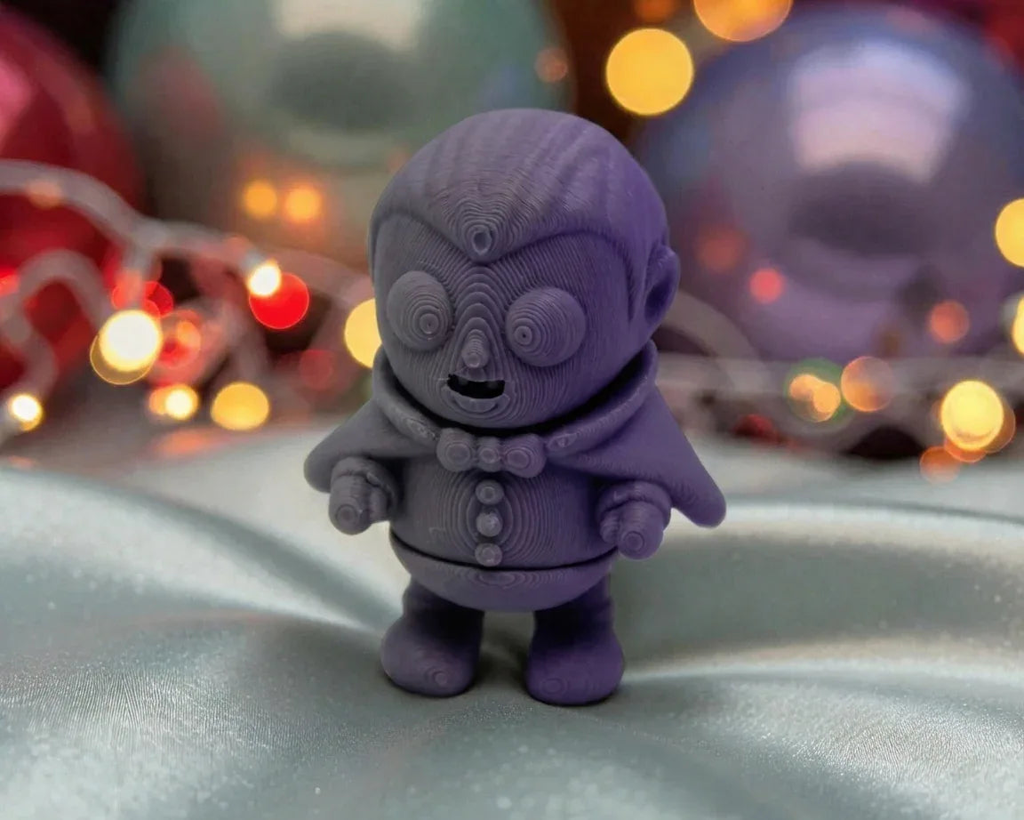 Tiny Dracula Silk Midnight Purple - Front