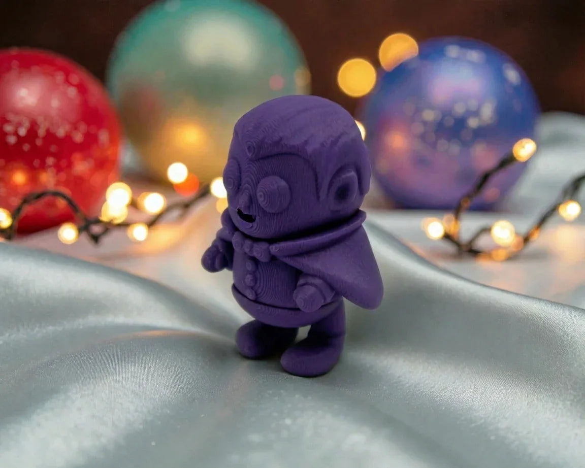 Tiny Dracula Silk Midnight Purple - Side