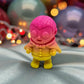 Tiny Dracula Silk Pink Yellow - Front