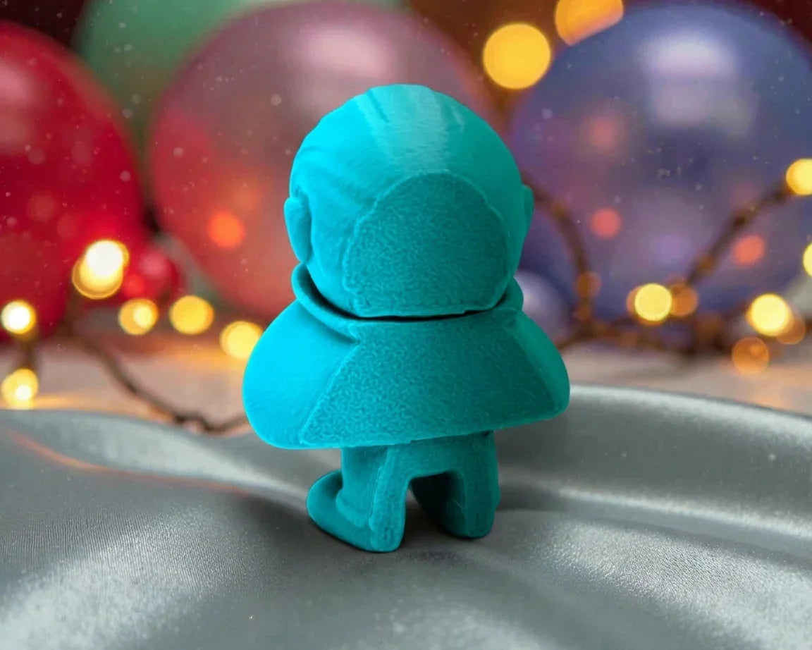 Tiny Dracula Silk Sapphire Forest - Back