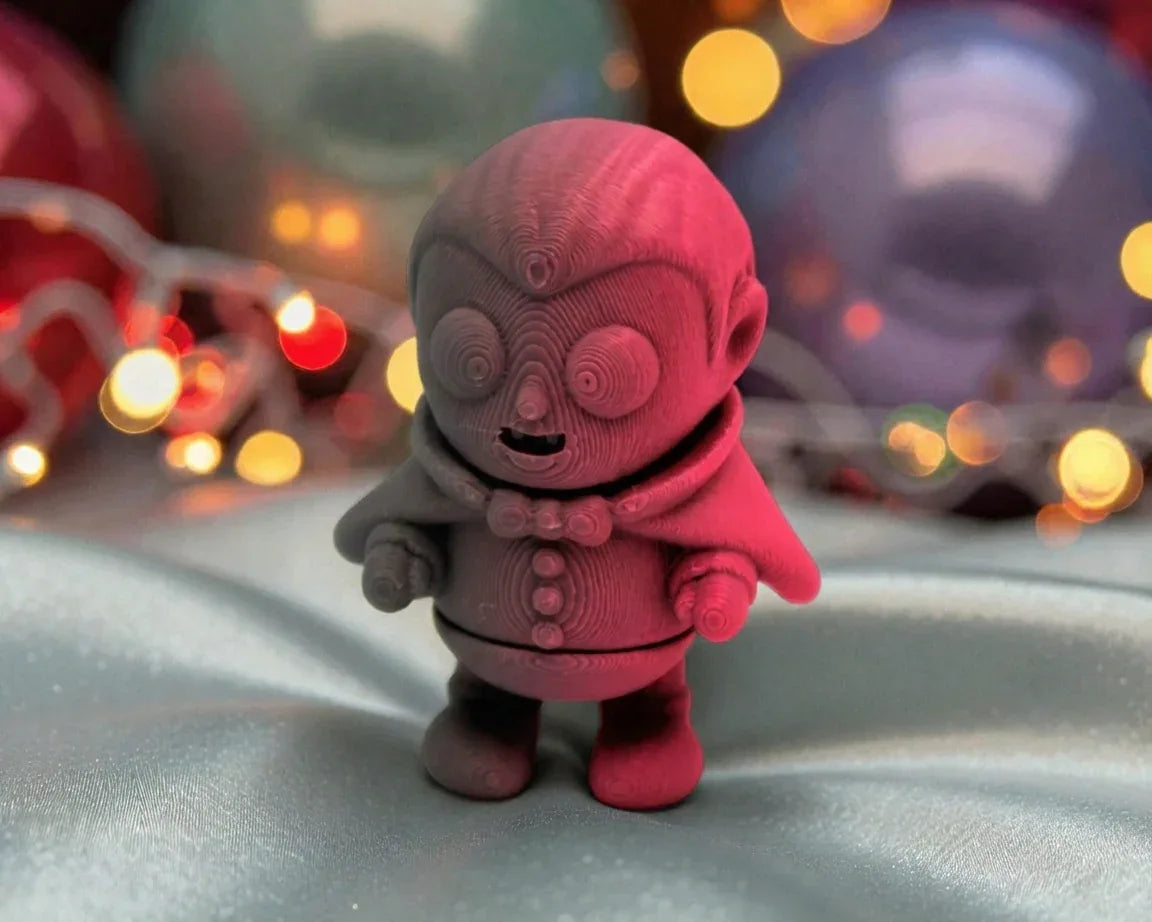 Tiny Dracula Silk Smokey Wine - Front