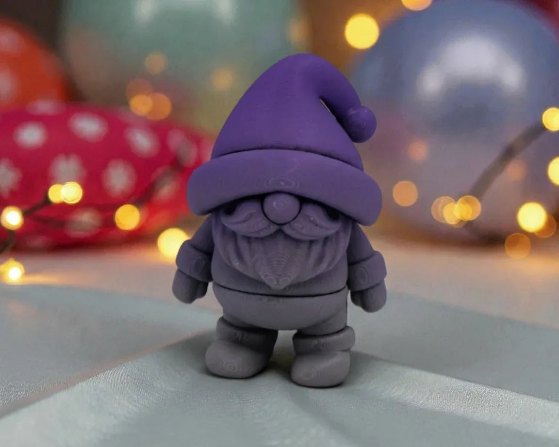 Tiny Gnome Silk Midnight Purple - Front