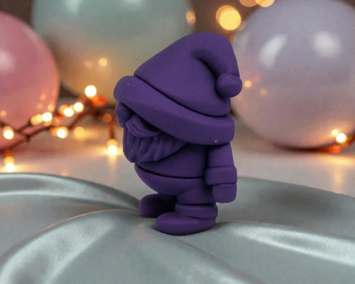 Tiny Gnome Silk Midnight Purple - Side