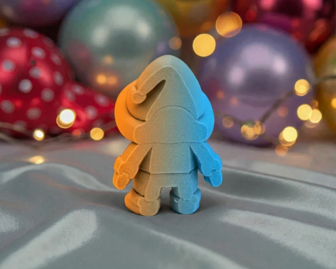 Tiny Gnome Silk Tropical Sunset - Back
