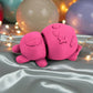 Tiny Halloween Bear Silk Pink Yellow - Side