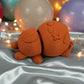 Tiny Halloween Bear Silk Red Copper - Side