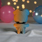 Tiny Halloween Bear Silk Tropical Sunset - Back