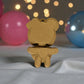 Tiny Halloween Bear Wood - Back