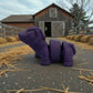 Tiny Horse Silk Midnight Purple - Side