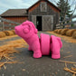 Tiny Horse Silk Pink Yellow - Side