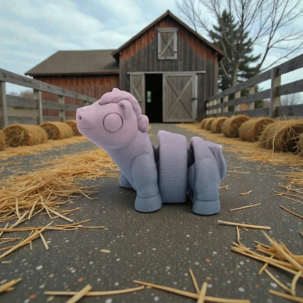 Tiny Horse Silk Rainbow - Side