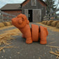Tiny Horse Silk Red Copper - Side