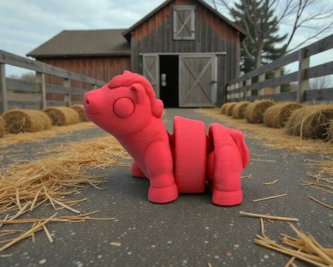 Tiny Horse Silk Smokey Wine - Side