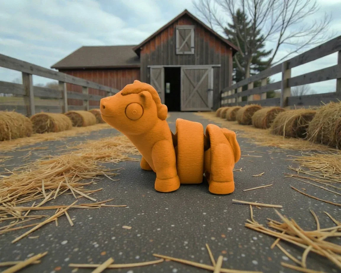 Tiny Horse Silk Tropical Sunset - Side