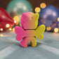 Tiny Mothman Silk Pink Yellow - Back