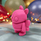 Tiny Mothman Silk Pink Yellow - Side