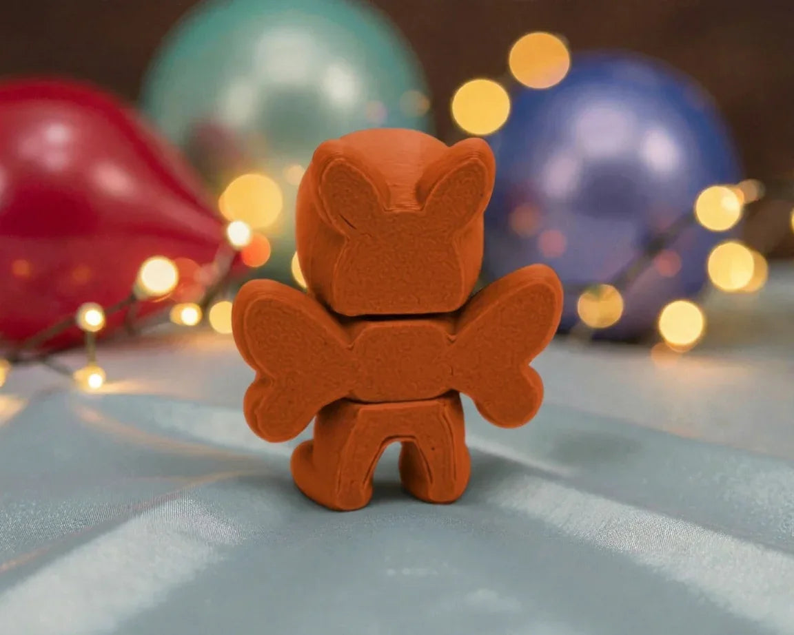 Tiny Mothman Silk Red Copper - Back