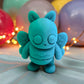 Tiny Mothman Silk Sapphire Forest - Front